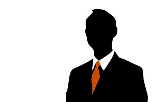 Businessman silhouette